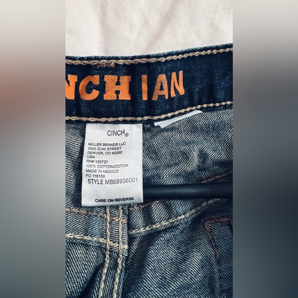 CINCH - MEN'S SLIM FIT IAN - DARK STONEWASH | 38X34 - Picture 4 of 10